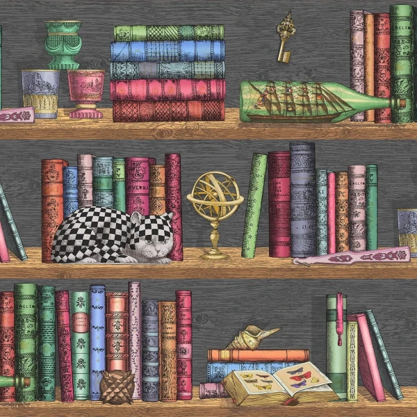 Tapeta Cole&Son Fornasetti Senza Tempo Libreria | 114/13025