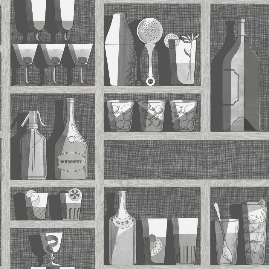 Tapeta Cole&Son Fornasetti Senza Tempo Cocktails | 114/23045