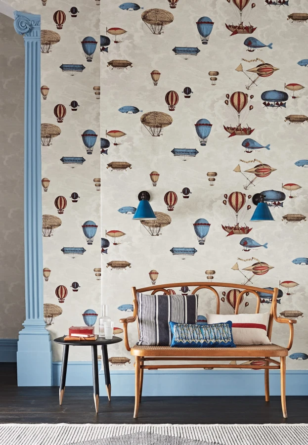 Tapeta Cole&Son Fornasetti Senza Tempo Macchine Volanti | 114/10020