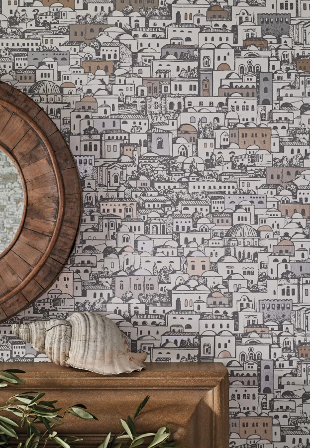 Tapeta Cole&Son Fornasetti Senza Tempo Mediterranea | 114/19038