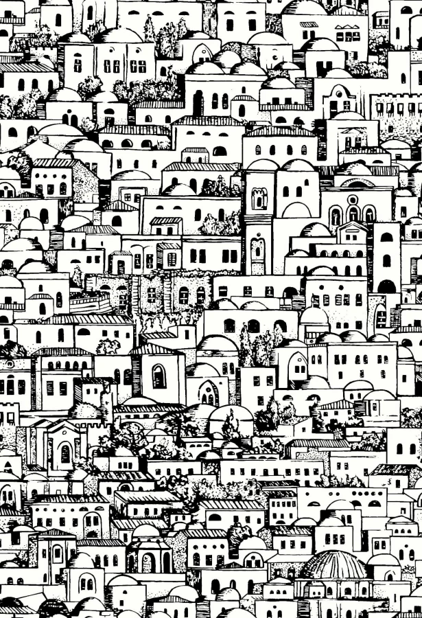 Tapeta Cole&Son Fornasetti Senza Tempo Mediterranea | 114/19039