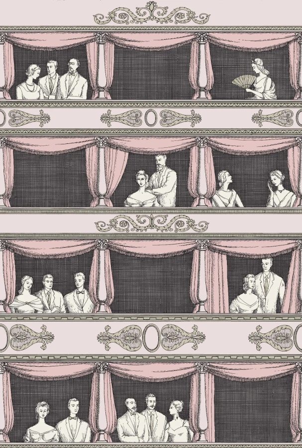 Tapeta Cole&Son Fornasetti Senza Tempo Teatro | 114/4008