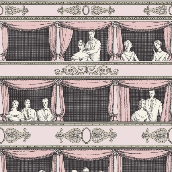 Tapeta Cole&Son Fornasetti Senza Tempo Teatro | 114/4008