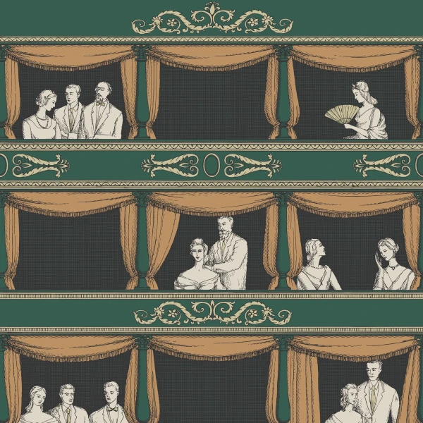 Tapeta Cole&Son Fornasetti Senza Tempo Teatro | 114/4009