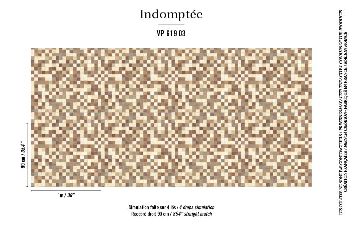 Tapeta Elitis Indomptee Sierra | VP 619 03