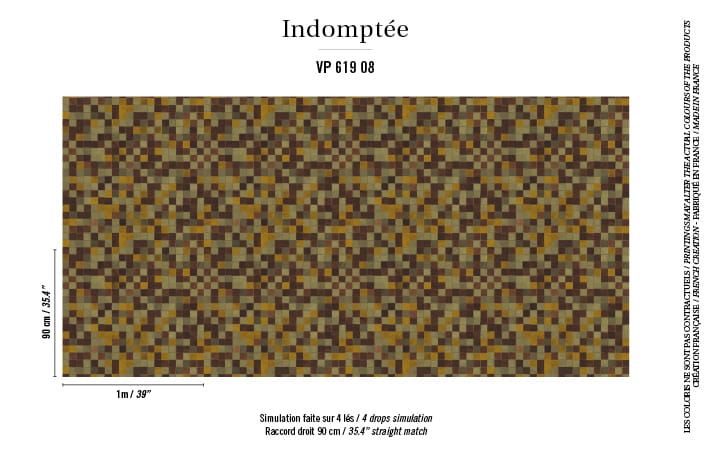 Tapeta Elitis Indomptee Sierra | VP 619 08