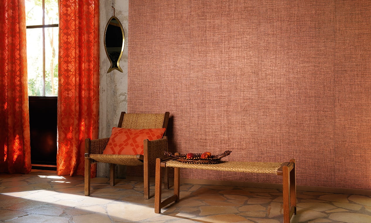 Tapeta Elitis Raffia & Madagascar | metal | VP 602 03
