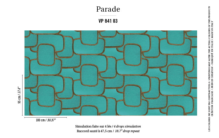 Tapeta Elitis Parade Reflecto | VP 841 03