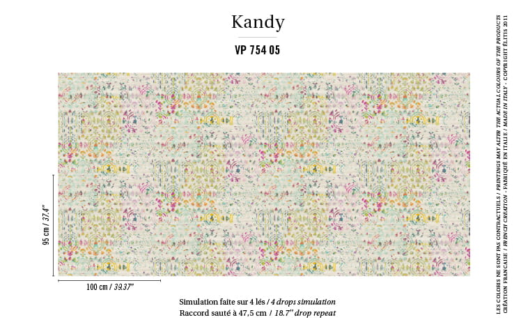 Tapeta Elitis Kandy Brit Pop | VP 754 05