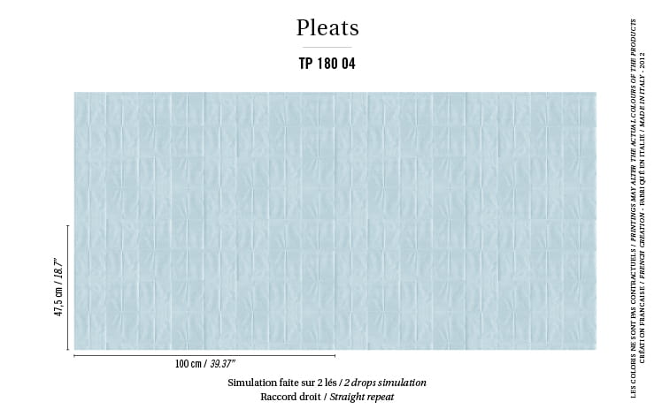 Tapeta Elitis Pleats Arts & Craft | TP 180 04