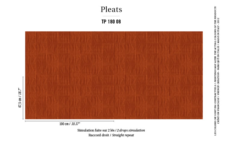 Tapeta Elitis Pleats Arts & Craft | TP 180 08