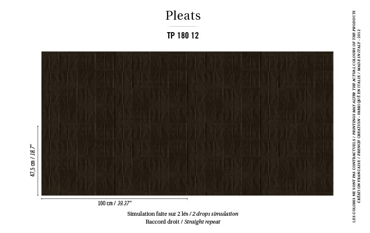 Tapeta Elitis Pleats Arts & Craft | TP 180 12