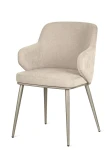 Krzesło Calligaris Foyer metalowe nogi z podłokietnikami