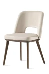 Krzesło Calligaris Foyer drewniane nogi bez podłokietników