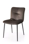 Krzesło Calligaris Annie z komfortową wyściółką i metalowymi nogami