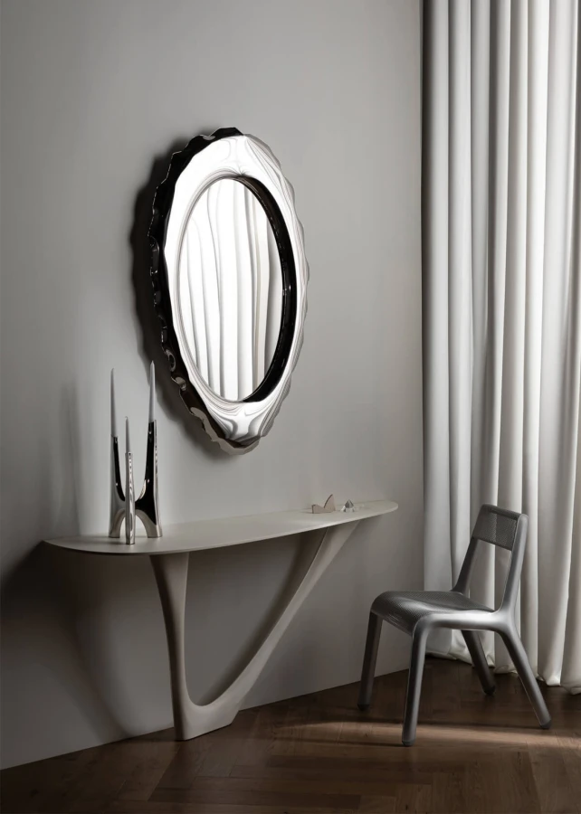Zieta_SILEX_Mirror_inox_polished_TRIGLAV_inox_polished_G-CONSOLE_ULTRALEGGERA_Chair_anodic_natura_Zieta_Collection_Warsaw-Home_2021_-photo_by_Weronika_Troj.jpg
