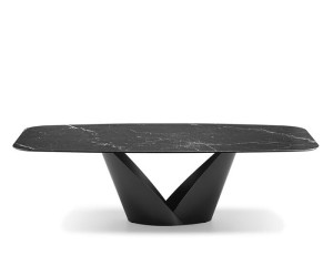 Stół Calligaris Calla nierozkładany z metalową podstawą 200cm