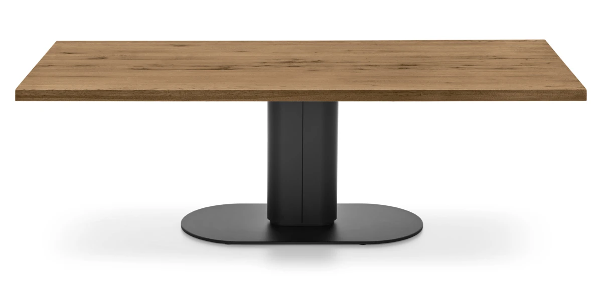 Stół Calligaris Cameo drewniany blat prostokątny z metalową podstawą 200 cm