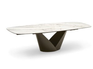 Stół Calligaris Calla rozkładany z metalową podstawą 165cm