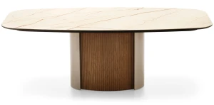 Stół Calligaris Yoroi blat elipmtyczny 199x100cm