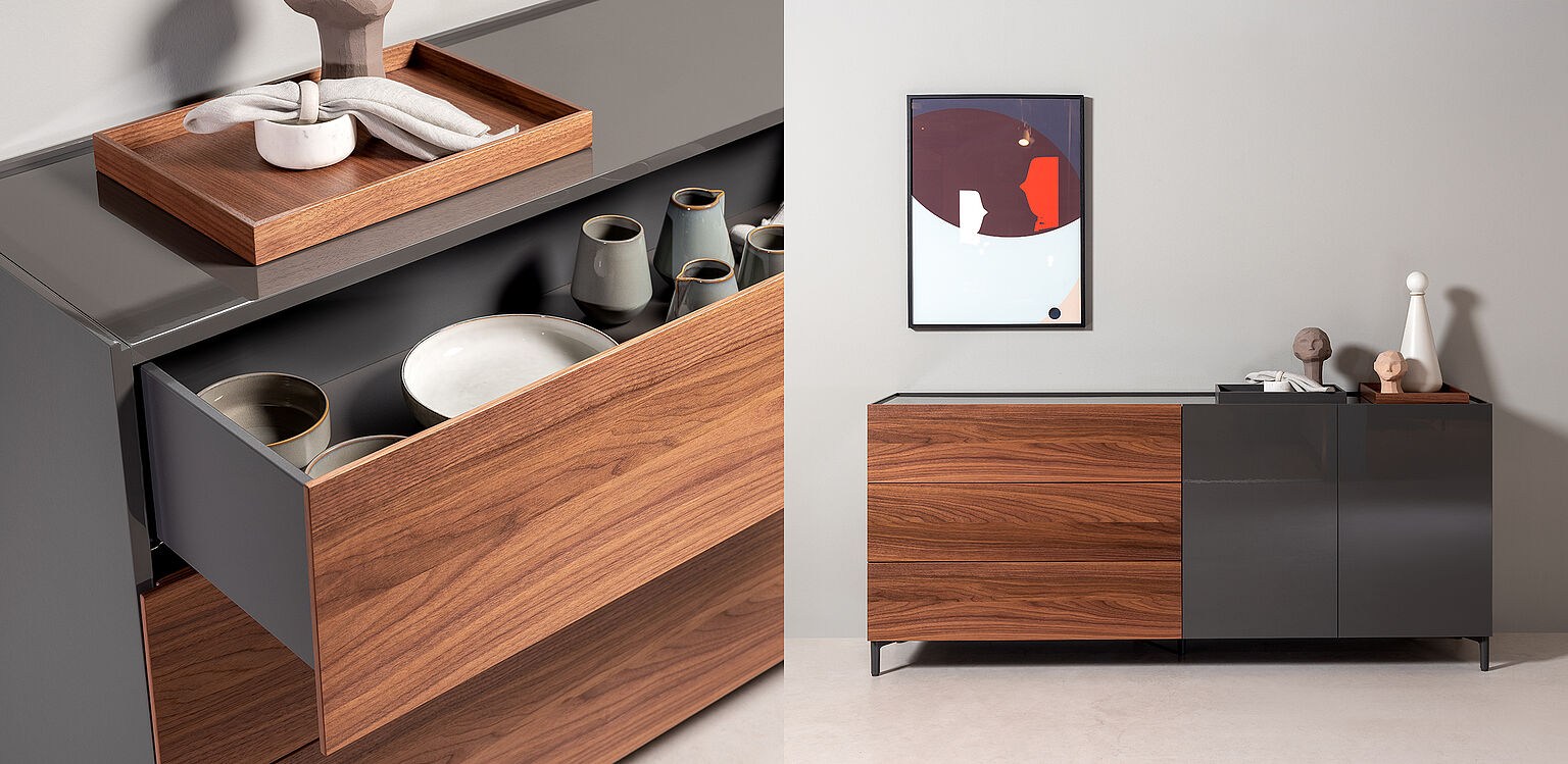 Komoda Rolf Benz STRETTO | system lowboard, sideboard, highboard