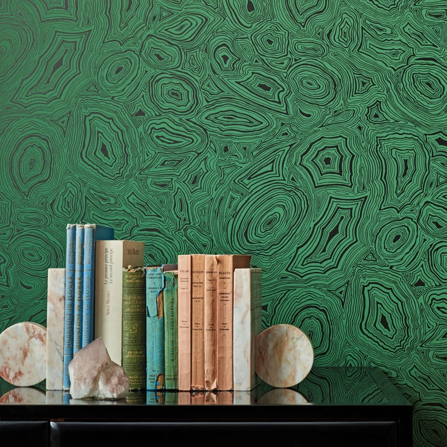 Tapeta Cole&Son Fornasetti Senza Tempo Malachite | 114/17035