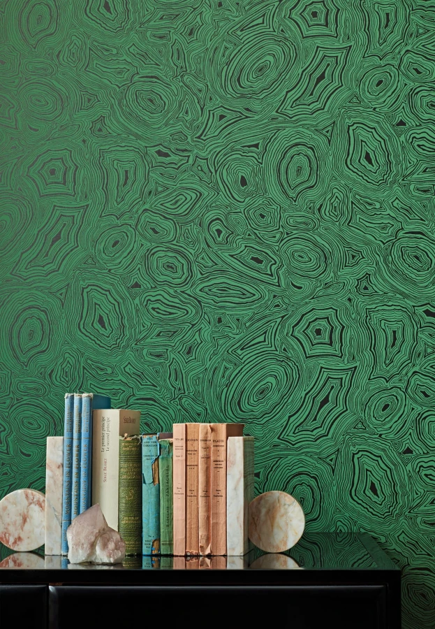 Tapeta Cole&Son Fornasetti Senza Tempo Malachite | 114/17035
