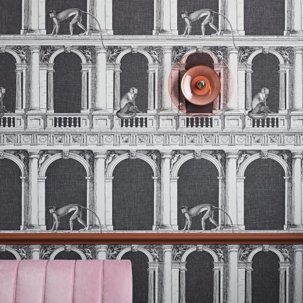 Tapeta Cole&Son Fornasetti Senza Tempo Procuratie e Scimmie | 114/21041