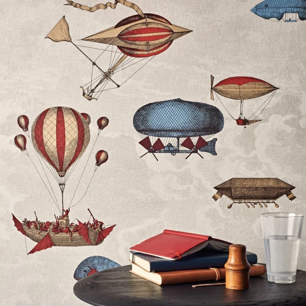 Tapeta Cole&Son Fornasetti Senza Tempo Macchine Volanti | 114/10020