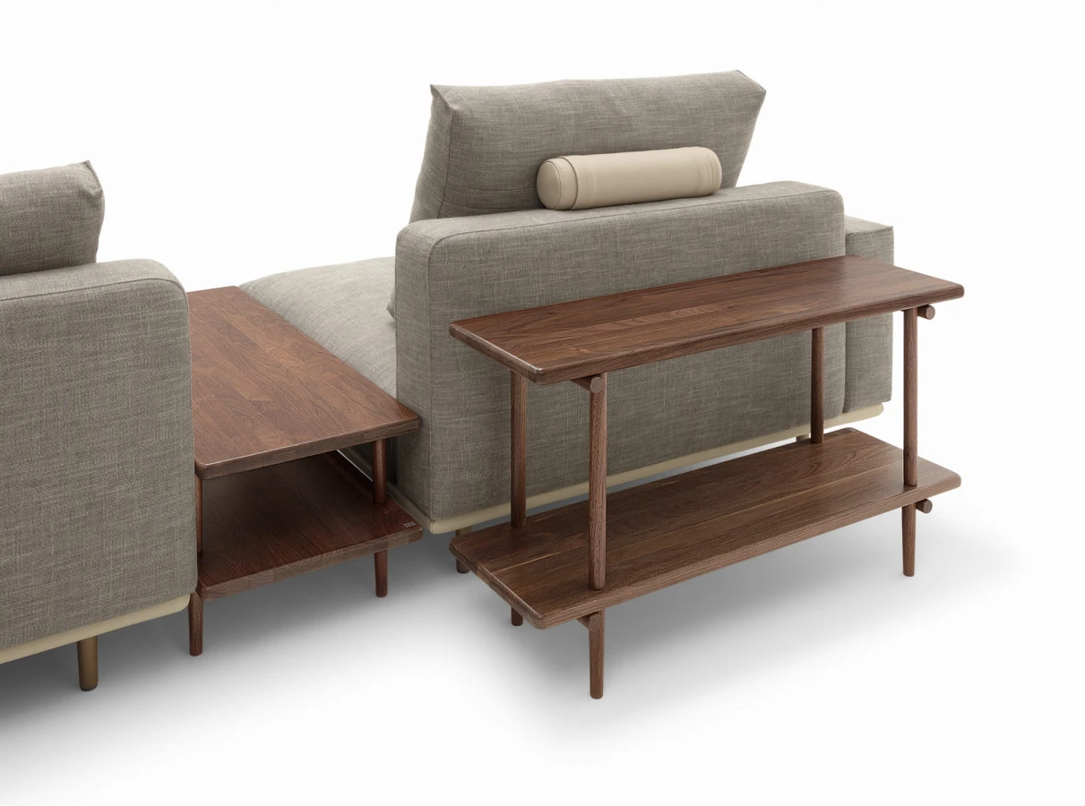 Sofa Rolf Benz VOLO w połączeniu ze stolikami RB 933