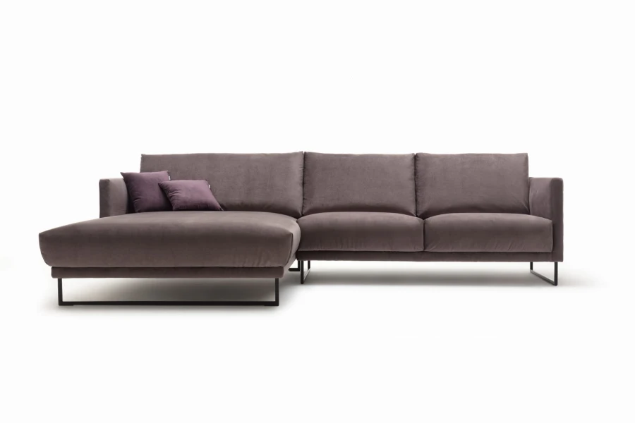 Sofa freistil 133 Rolf Benz | z szezlongiem 