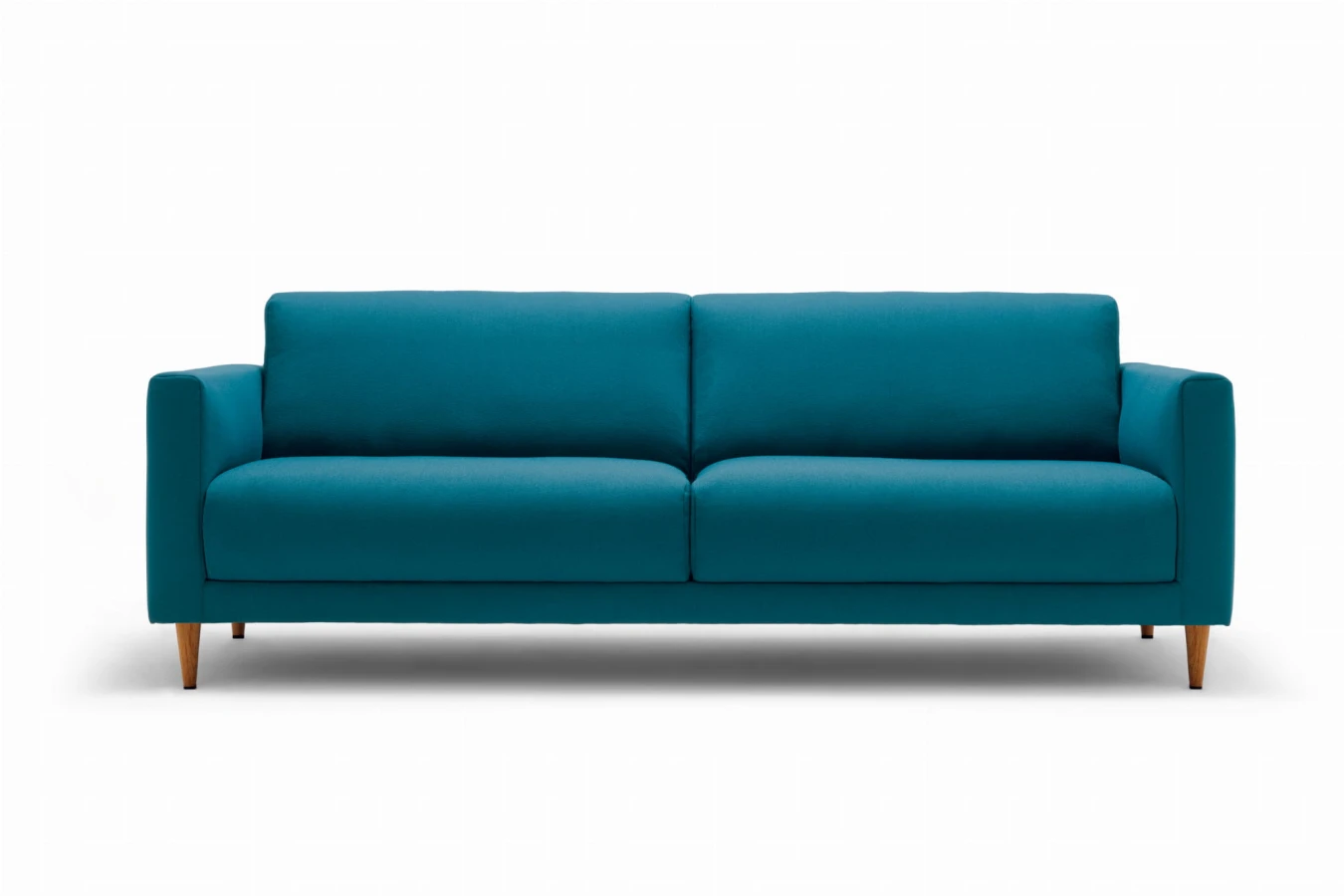 Sofa freistil 141 Rolf Benz na nóżkach drewnianych