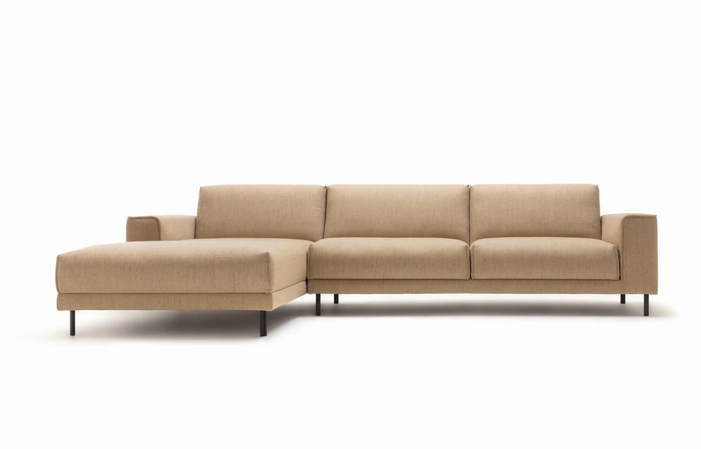 Sofa z szezlongiem freistil 141 Rolf Benz | szeroki podłokietnik