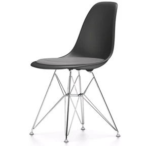 Krzesło Vitra Eames Plastic Chair DSR | tapicerowane siedzisko 