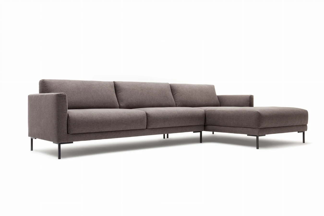 Sofa z szezlongiem freistil 141 Rolf Benz | wąski podłokietnik
