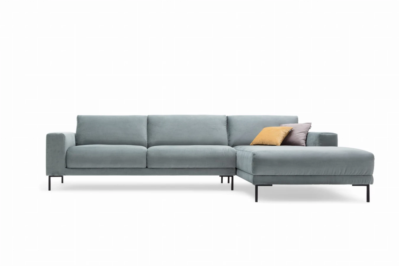 Sofa z szezlongiem freistil 141 Rolf Benz | szeroki podłokietnik