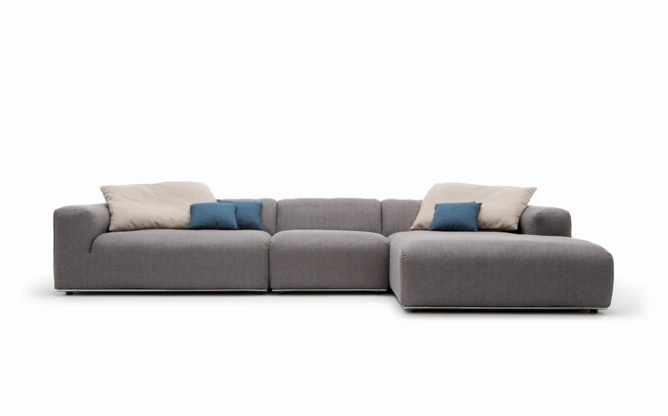 Sofa freistil 187 Rolf Benz | z szezlongiem 