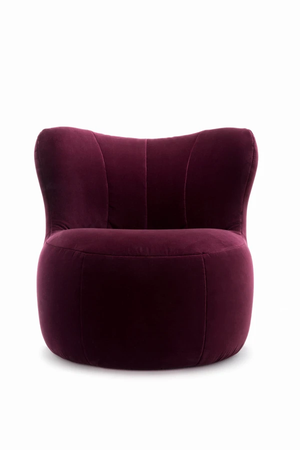 Fotel freistil 173 Rolf Benz w aksamicie | bordowy Velvet