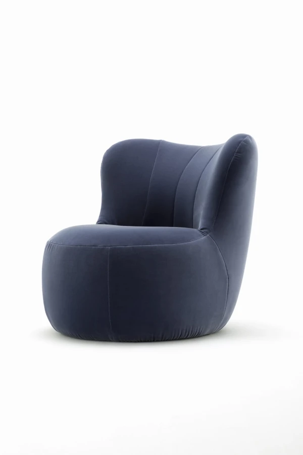 Fotel freistil 173 Rolf Benz w aksamicie | fioletowy Velvet