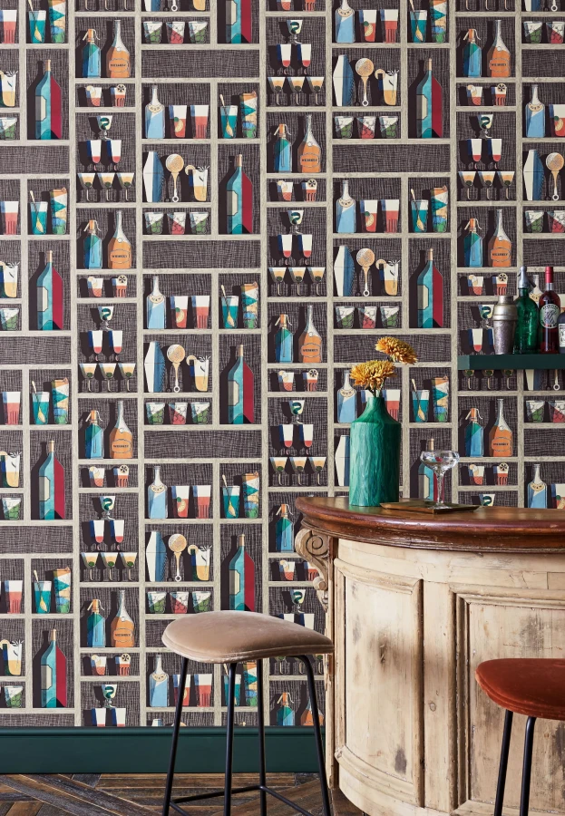 Tapeta Cole&Son Fornasetti Senza Tempo Cocktails 114/23043