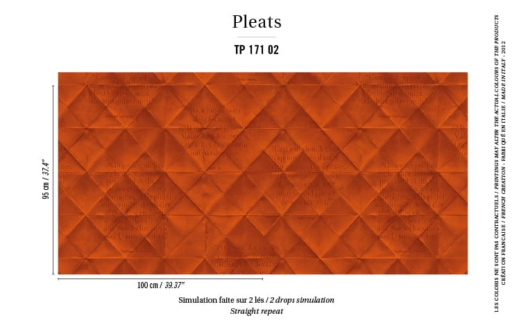 Tapeta Elitis Pleats Ex Libris | TP 171 02