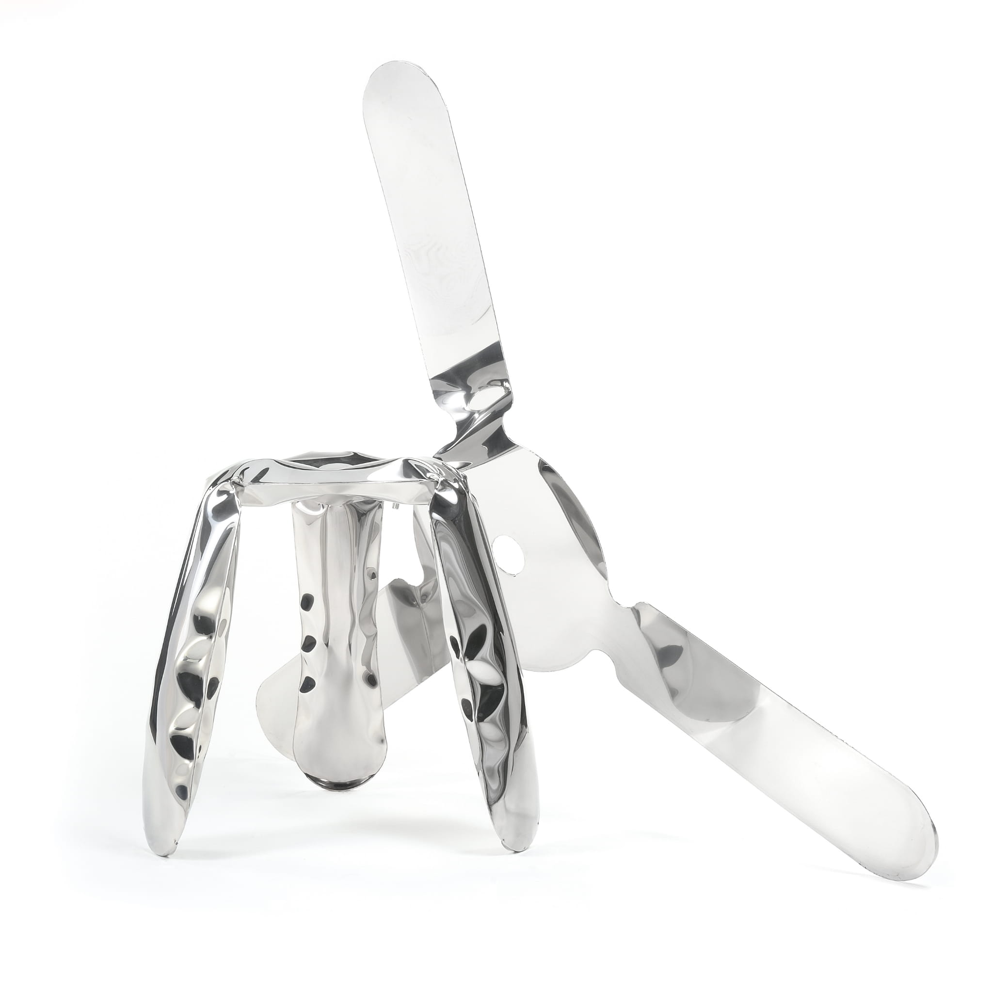 Stołek Zieta PLOPP STANDARD | H50 inox