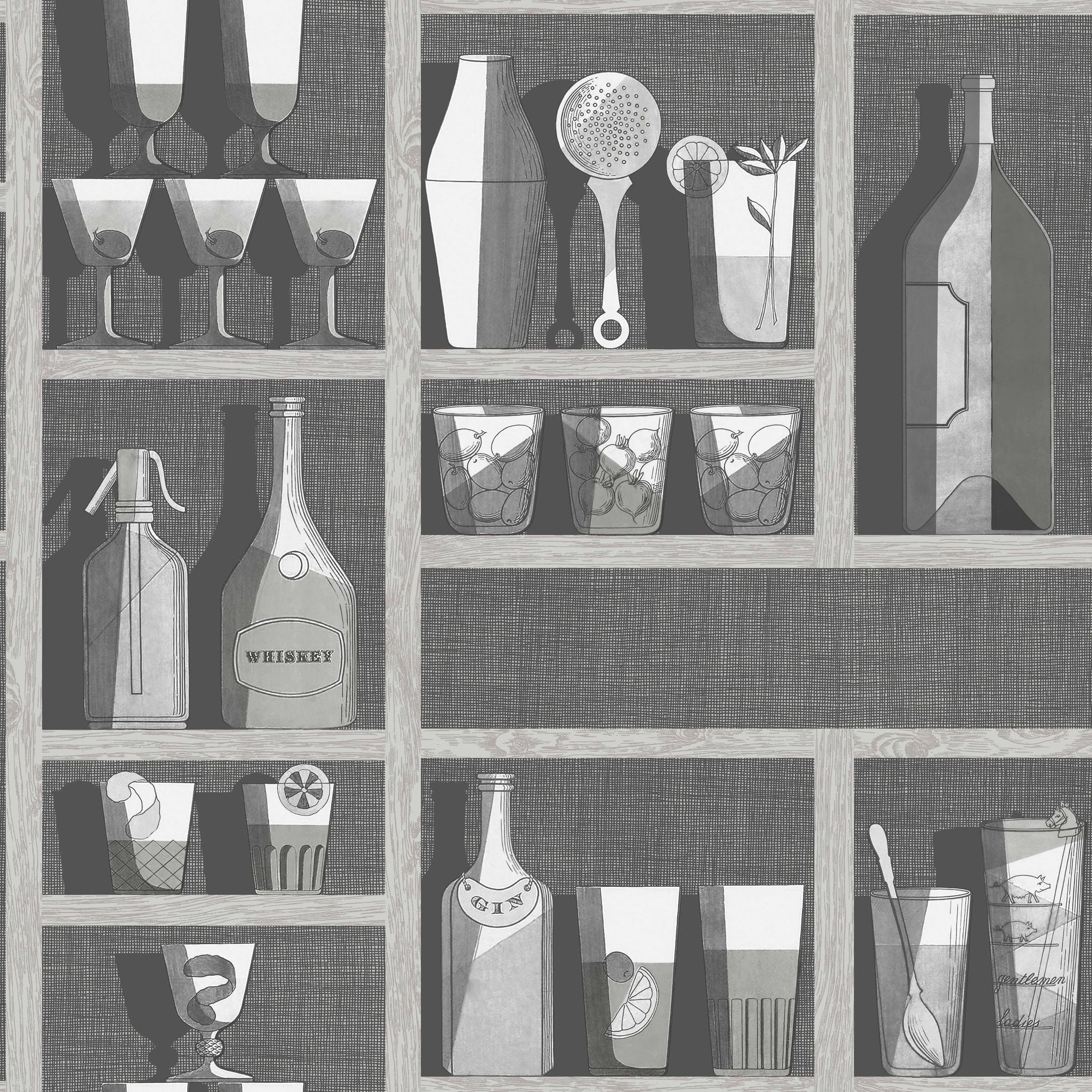 Tapeta Cole&Son Fornasetti Senza Tempo Cocktails | 114/23045
