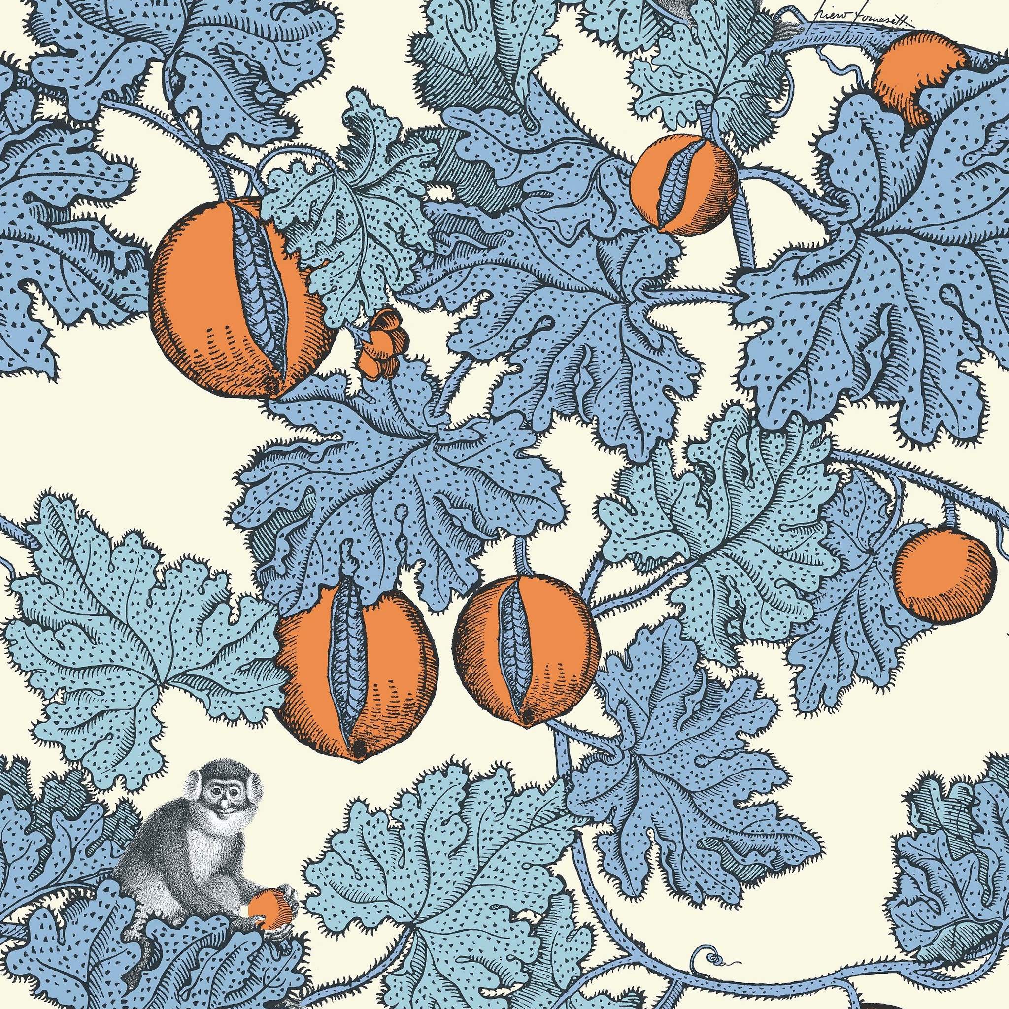 Tapeta Cole&Son Fornasetti Senza Tempo Frutto Proibito | 114/1003
