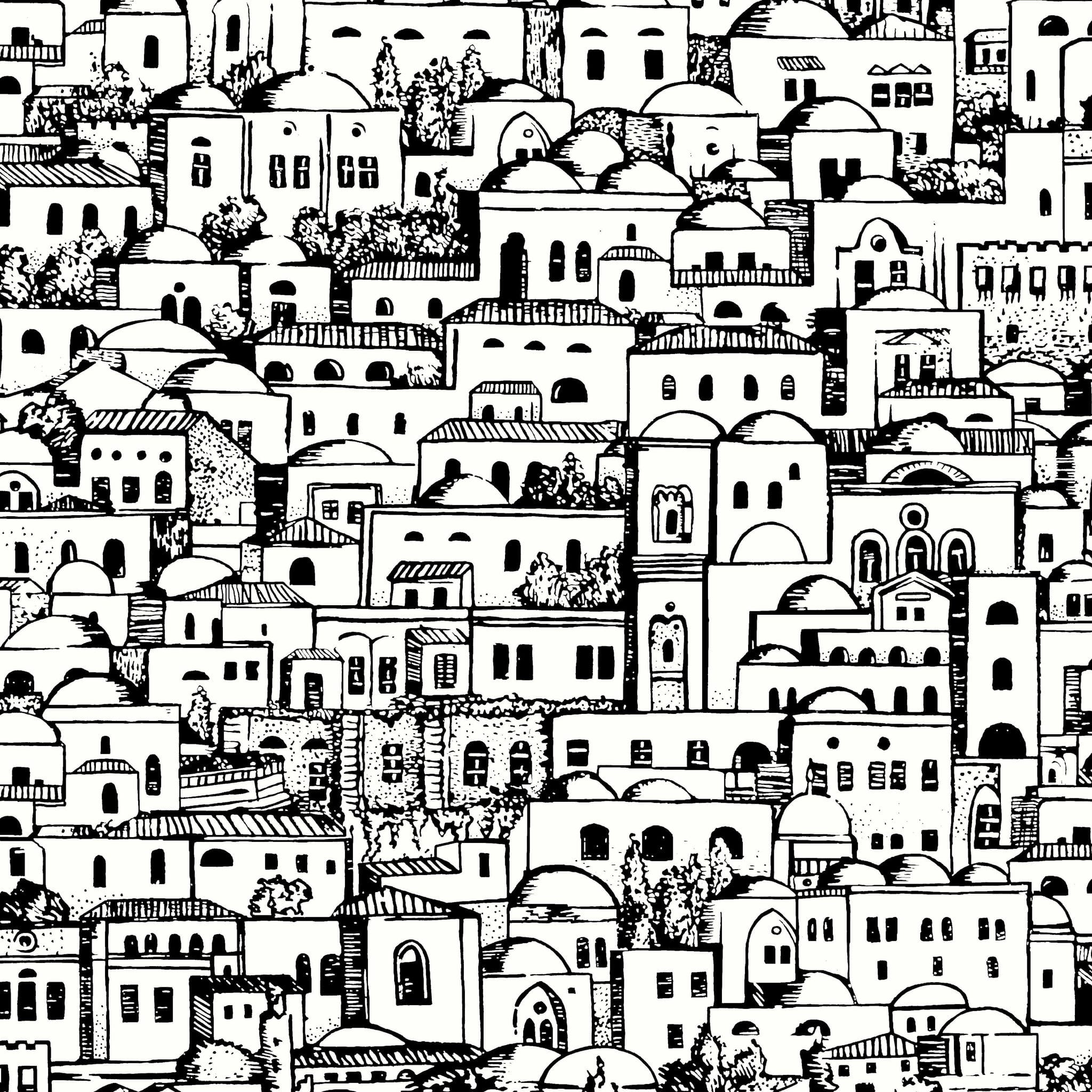 Tapeta Cole&Son Fornasetti Senza Tempo Mediterranea | 114/19039