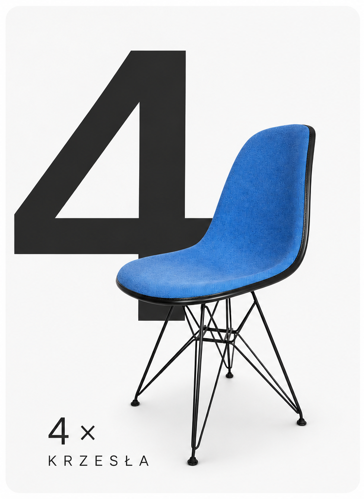 4 krzesła tapicerowane Eames Plastic Chair.png
