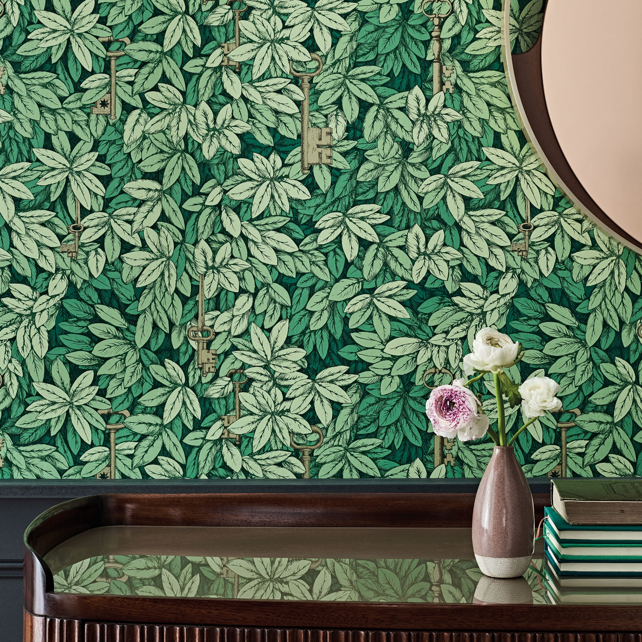 Tapeta Cole&Son Fornasetti Senza Tempo Chiavi Segrete | 114/26050