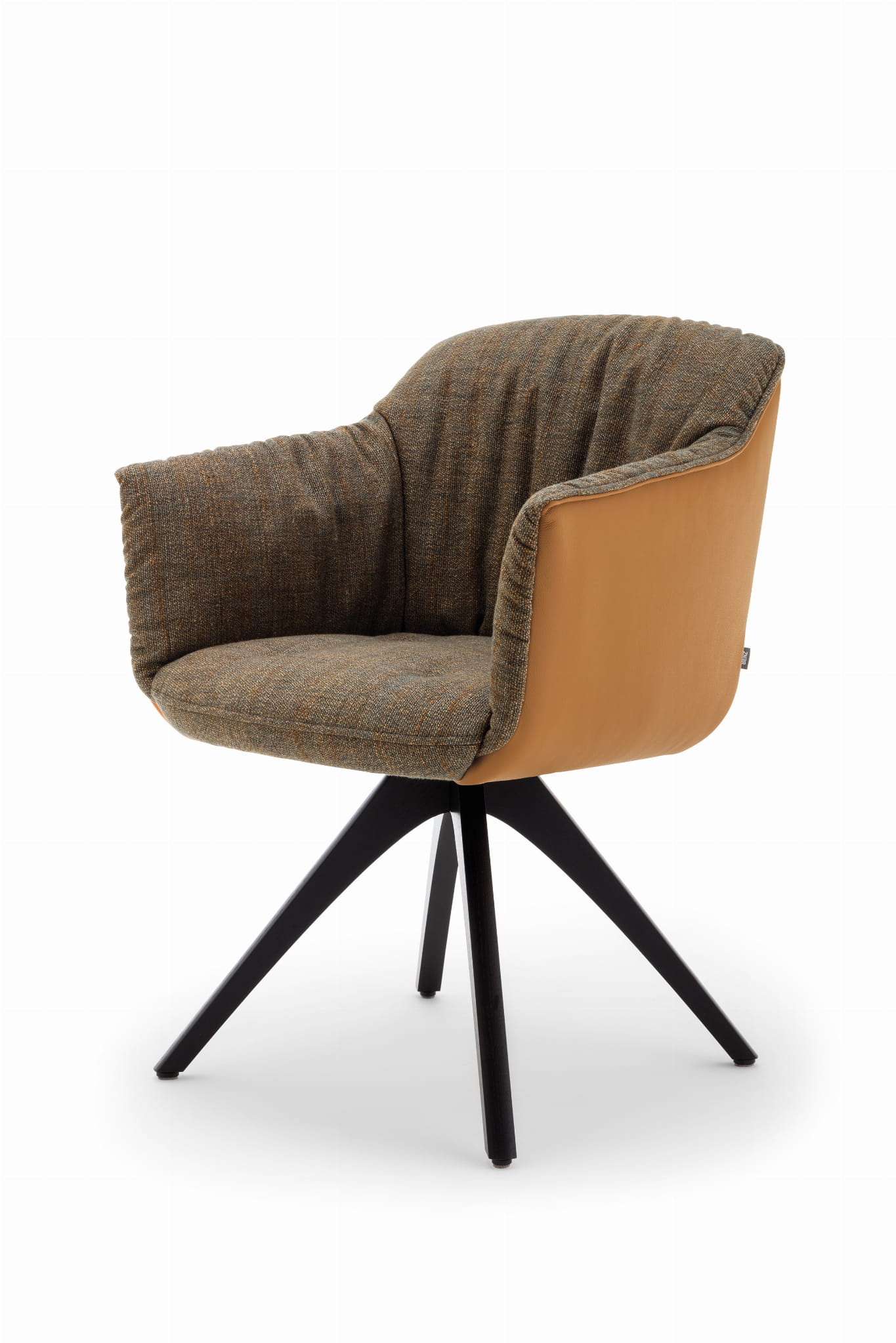 Krzesło kubełek Rolf Benz 641 w tapicerce kontrastowej - opcjonalnie obrotowe