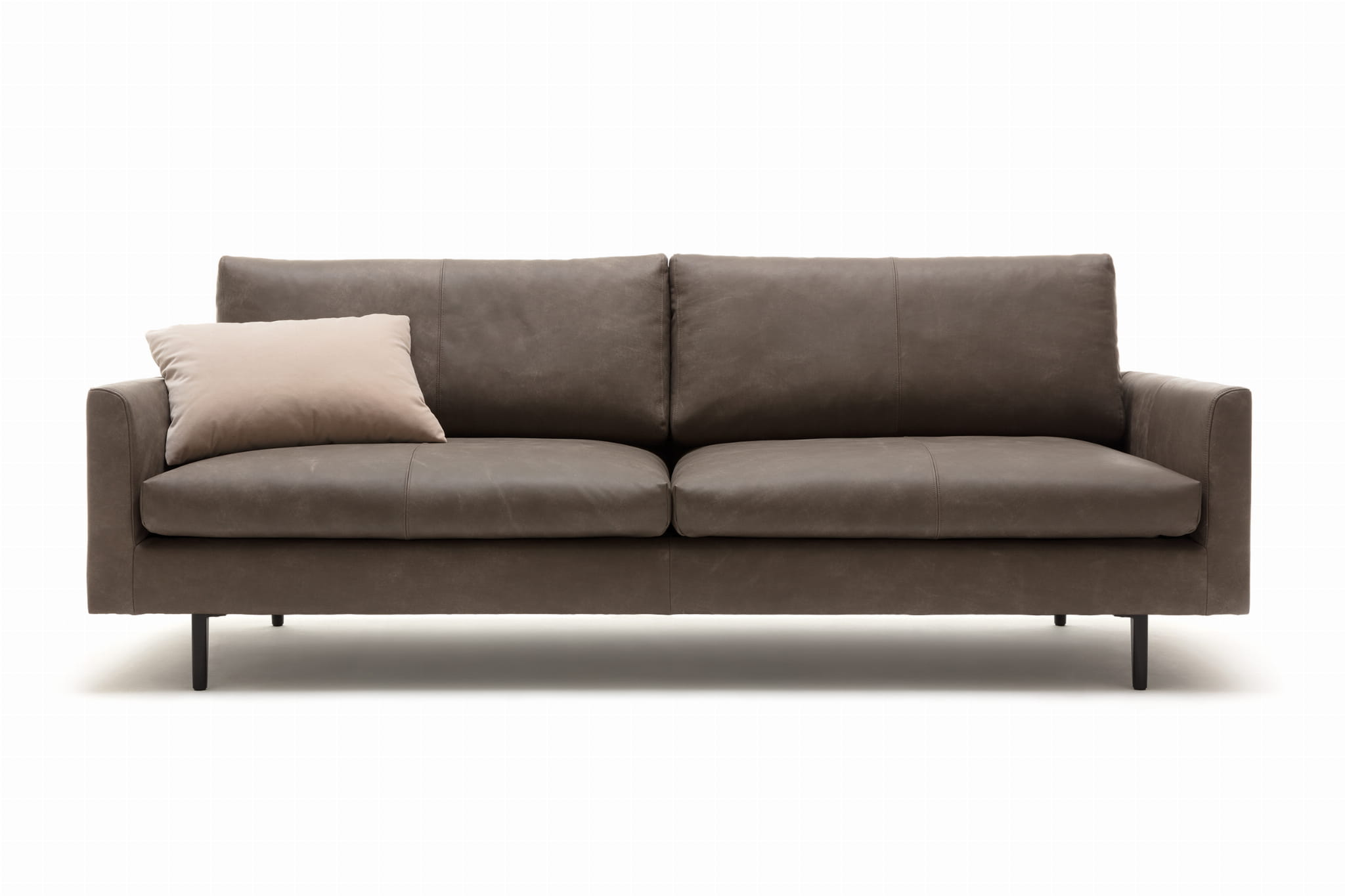 Sofa freistil 134 Rolf Benz w skórze naturalnej
