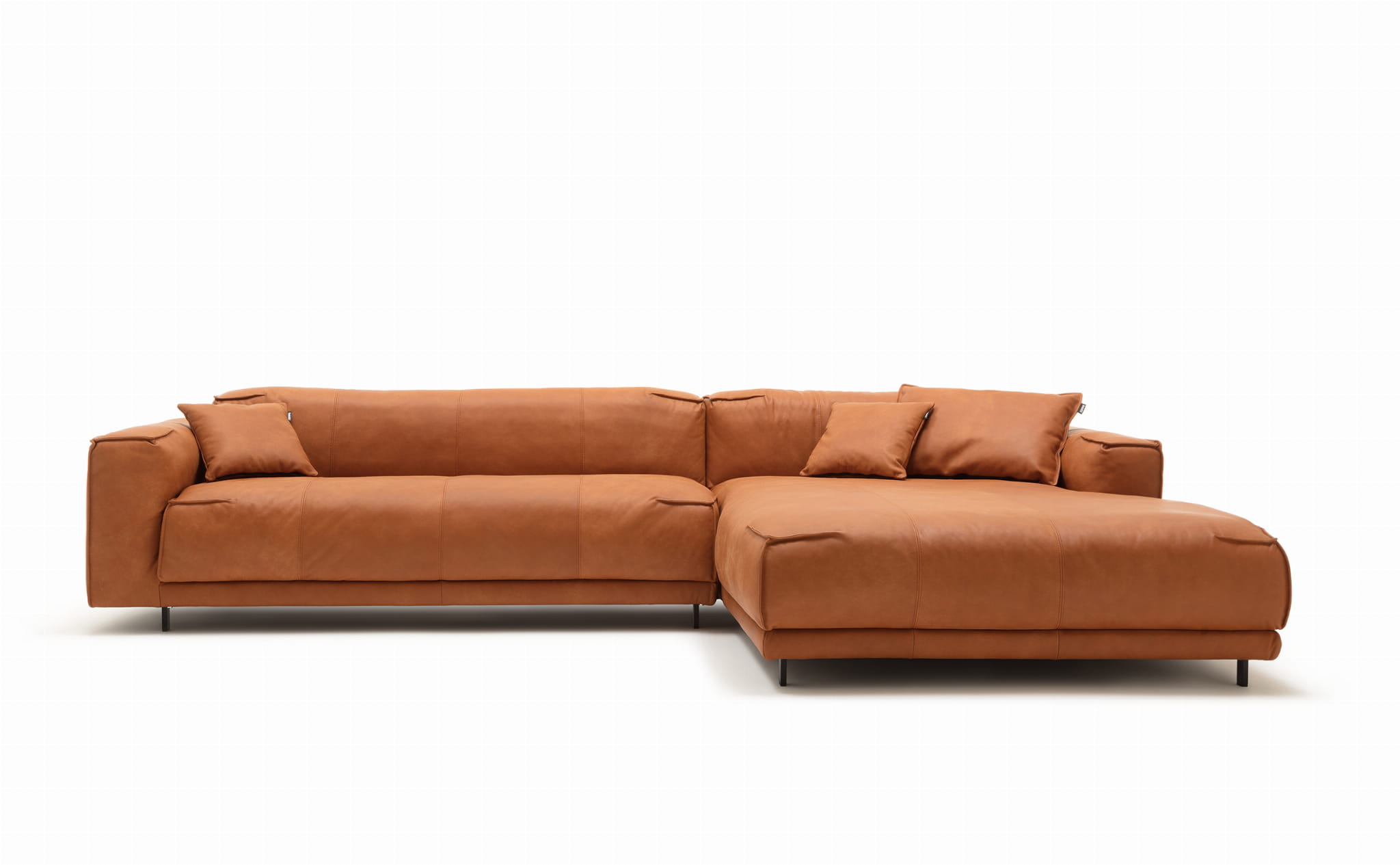 Sofa z szezlongiem freistil 136 Rolf Benz z poduchami